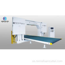 Máquina de corte de espuma de hoja horizontal giratoria CNC